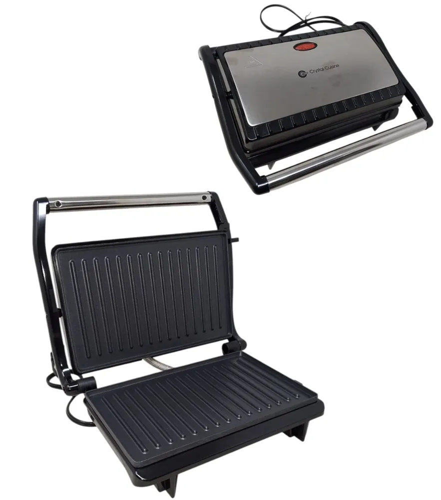 sadwichera estilo panini cristal cuisine Fácil de Limpiar