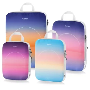 Sunset Gradient Compression Packing Cubes