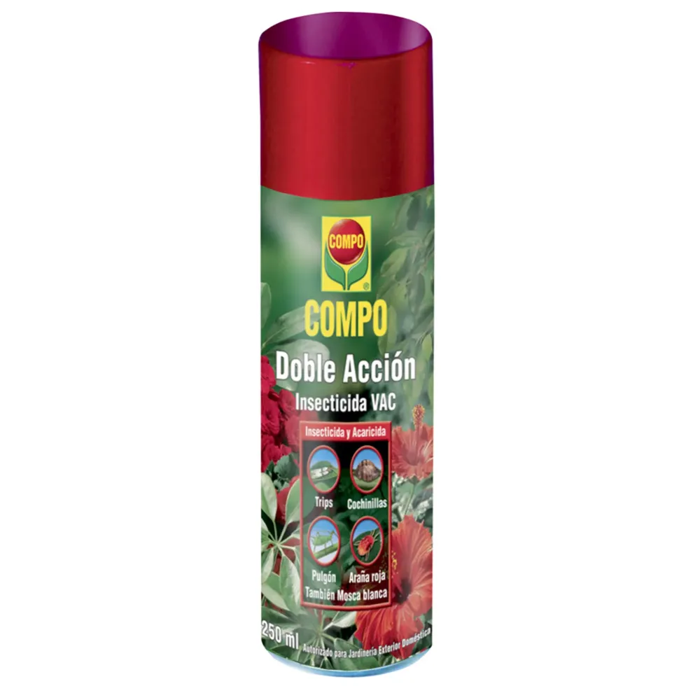 Alta Potencia Insecticida doble accion aerosol 250ml Compo