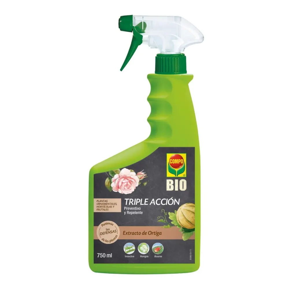Compo Bio Tríptico Acción listo uso 750 ml con Aceites Esenciales