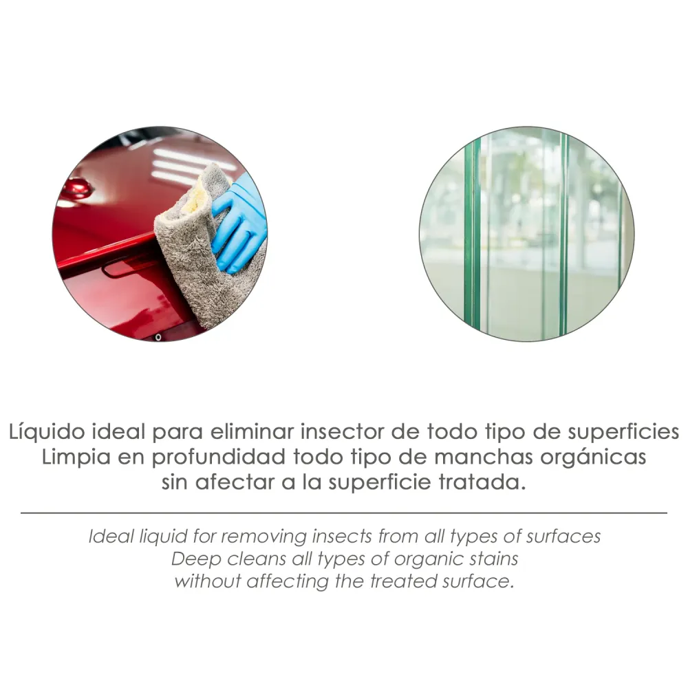 Difusor Electrico Elimina Insectos / Excrementos Pajaros Para Cristal / Lunas Parabrisas Coches 750 Ml. Insect Remover