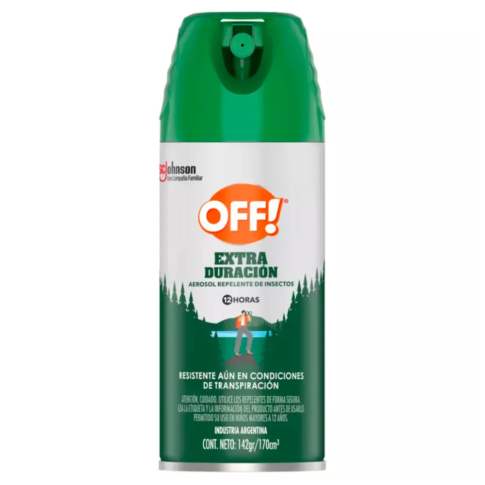 Difusor Electrico Off! Extra Duración Spray Repelente de Insectos 142 grm