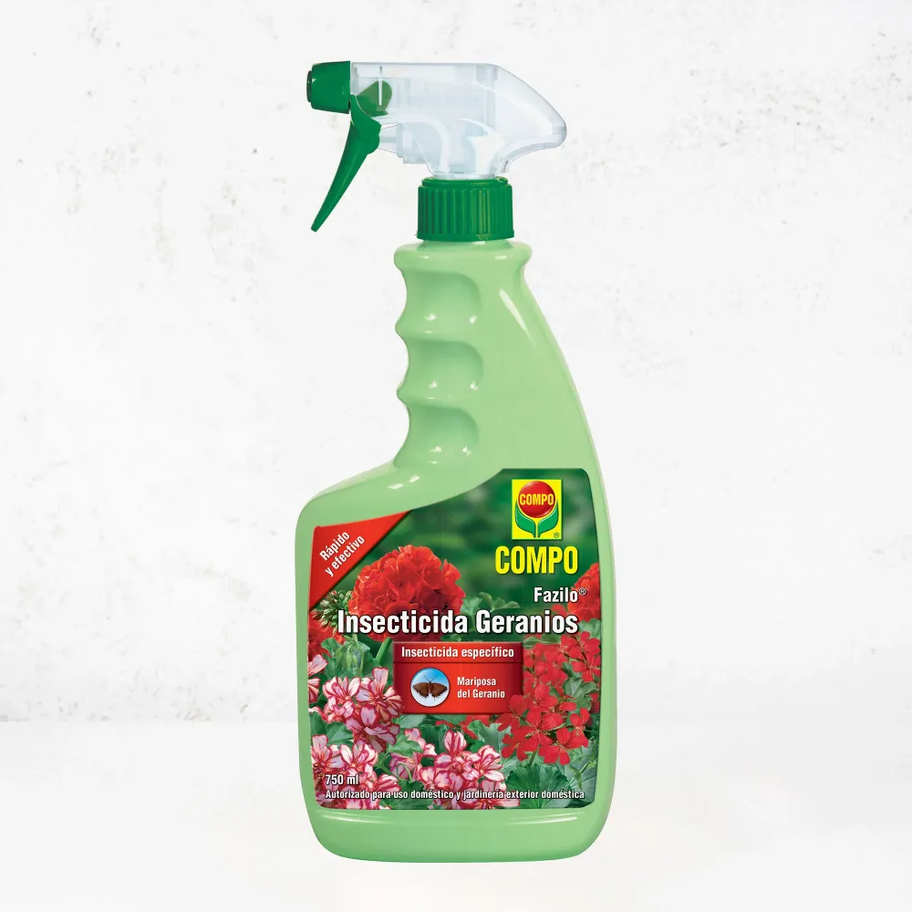 Insecticida Geranios Spray 750ml Compo con Recarga Incluida