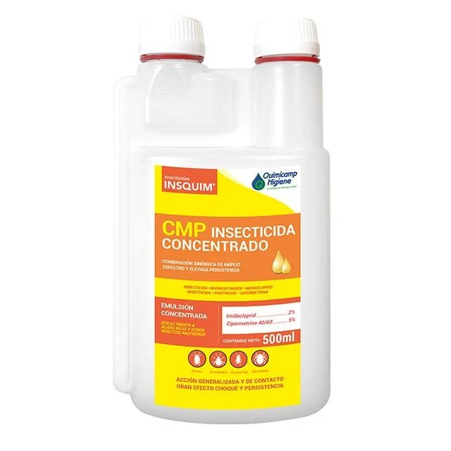 INSQUIM CMP INSECTICIDA CONCENTRADO 500 C.C. COD.307002 con Aceites Esenciales