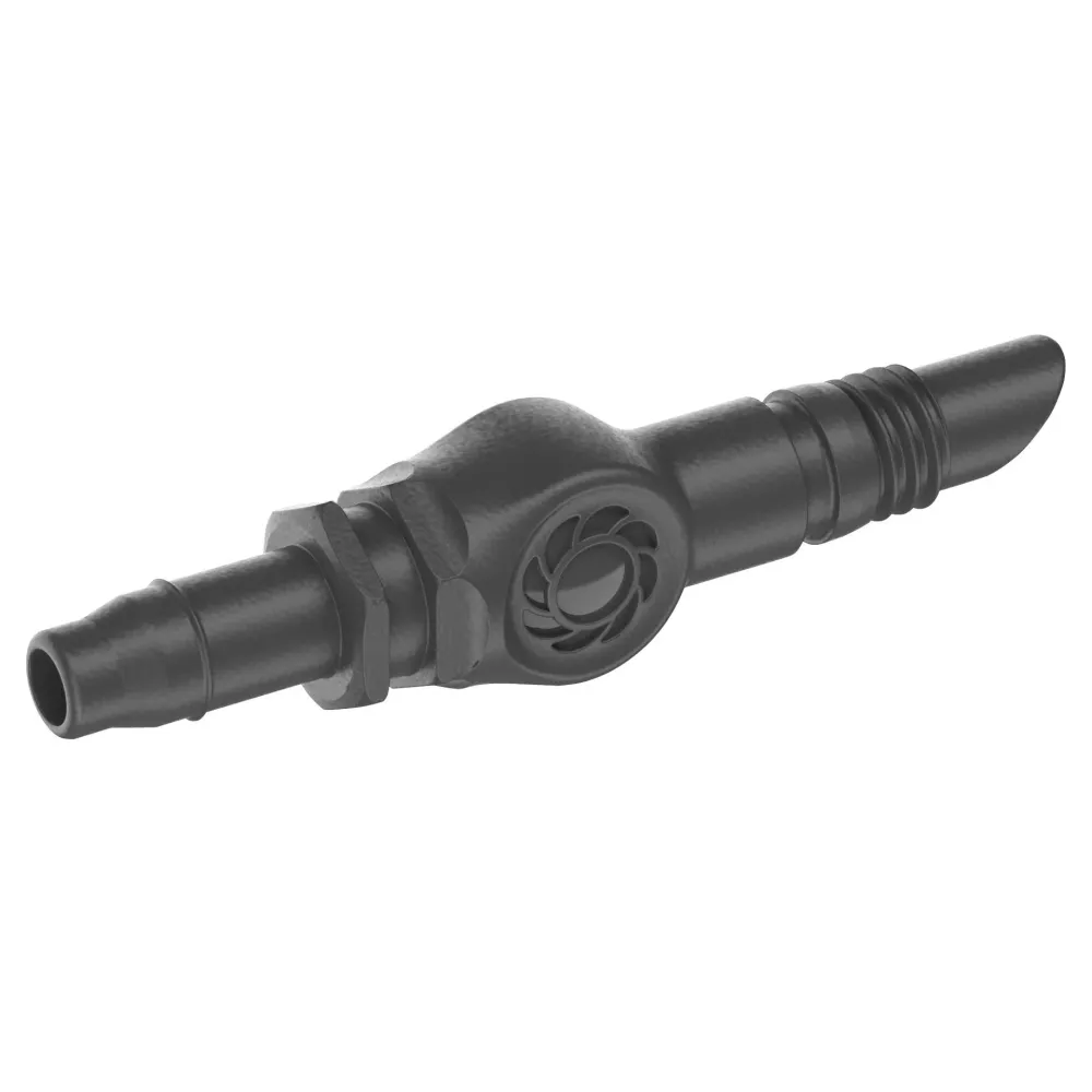 Conector 4.6 mm (3/16") x10 Microdripsystem Gardena en Color Negro