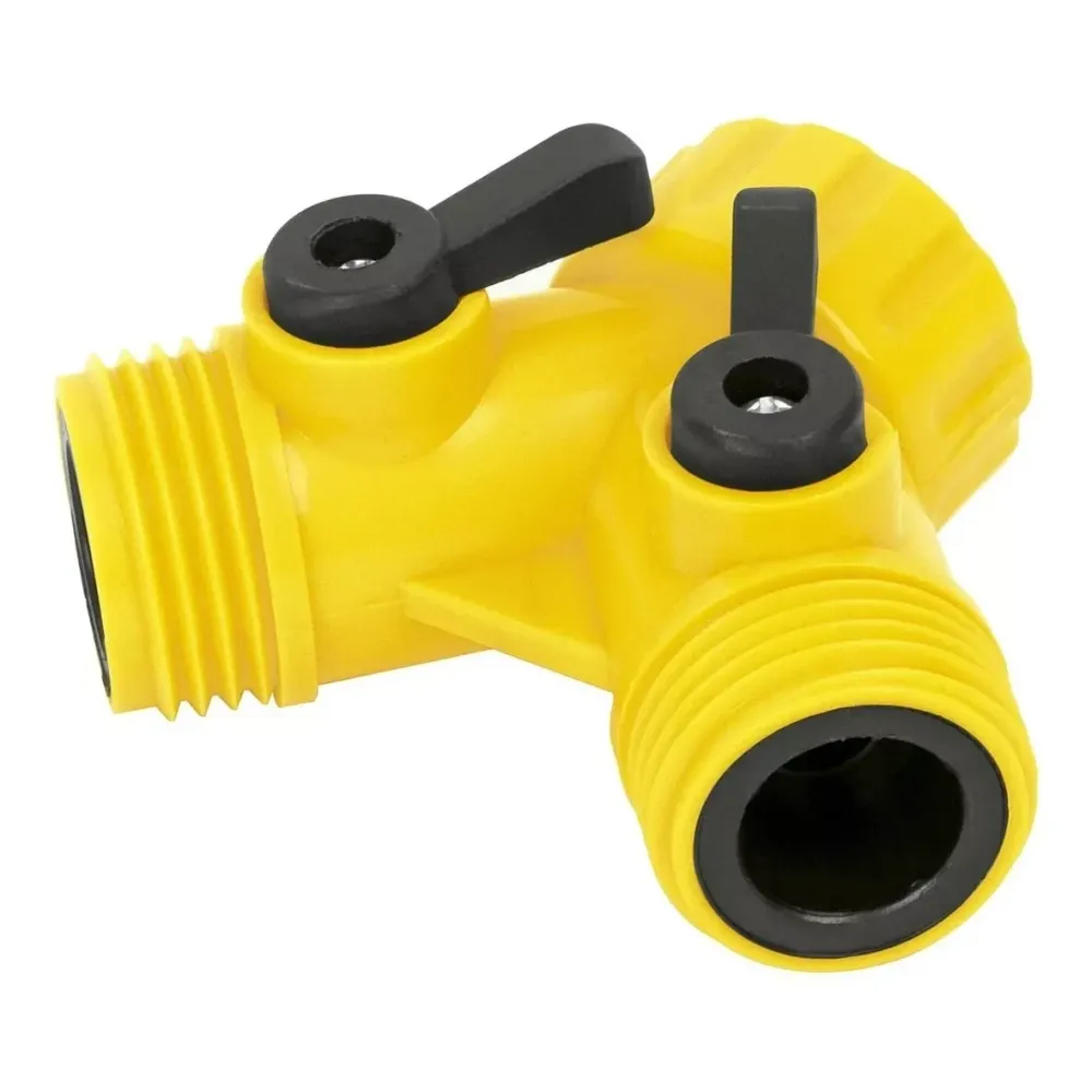Conector "y" 3/4" plástico para manguera, pretul AD-2P