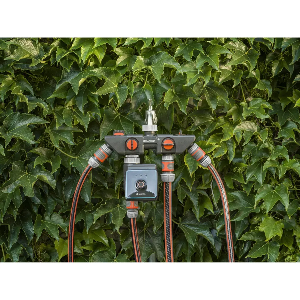 Distribuidor de 4 vías Gardena con Instalación en Minutos