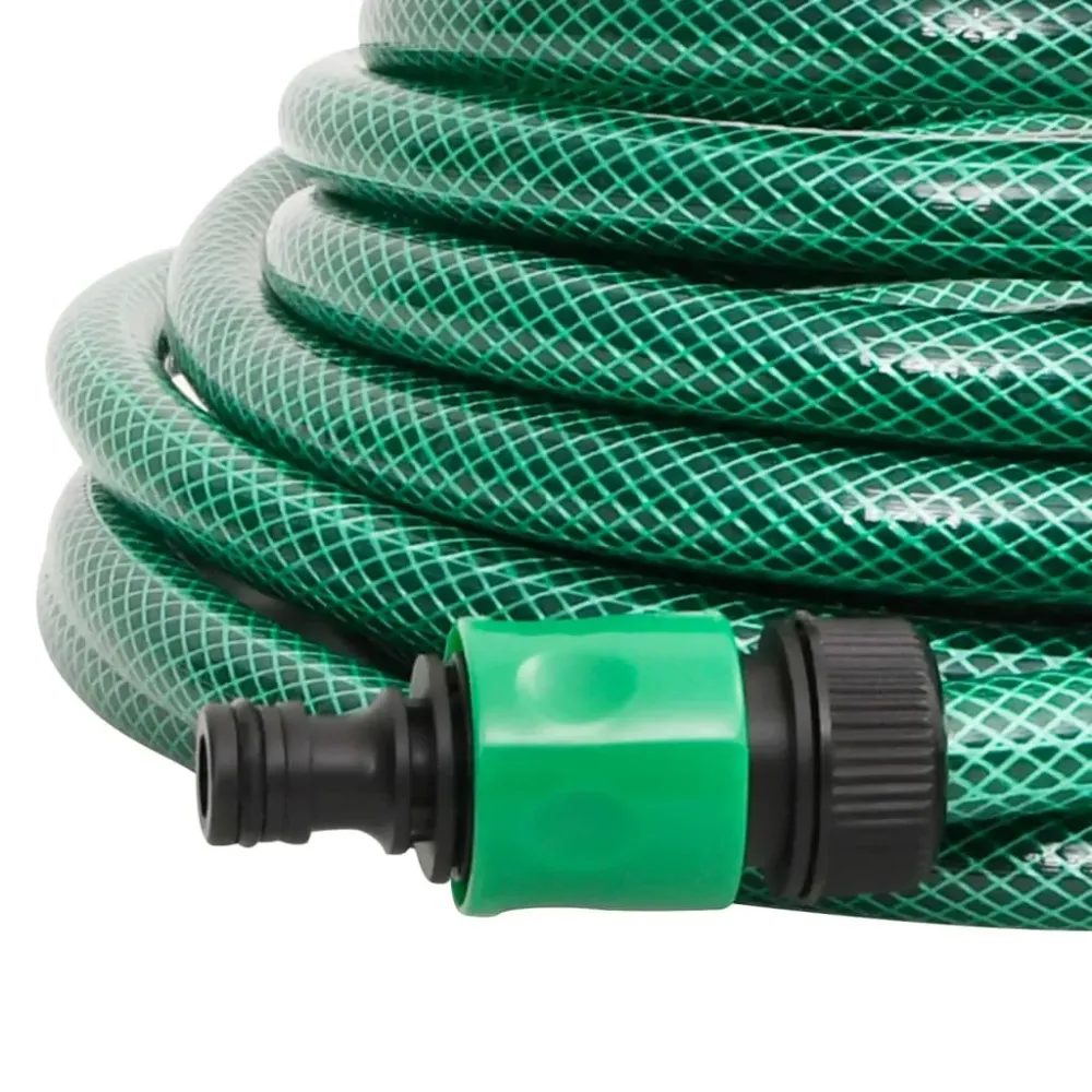 Manguera de exterior PVC con acopladores verde 50m - 1/2" de Entrada