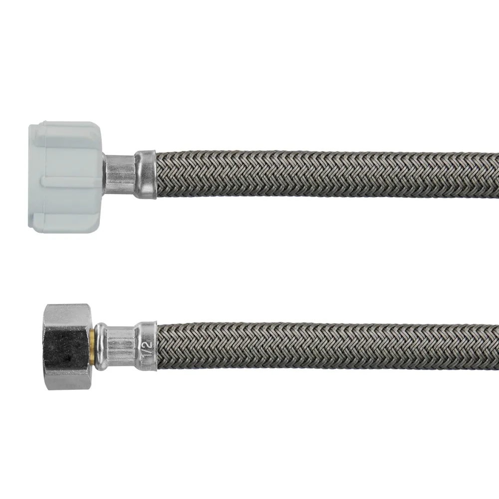 Manguera para wc, vinilo, 1/2"x7/8", 35cm, conector plástico Foset FWC-P35V