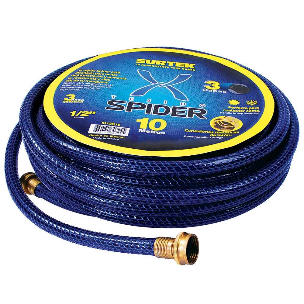Manguera spider 3/4'' armada con conector metalico 25m RainBird