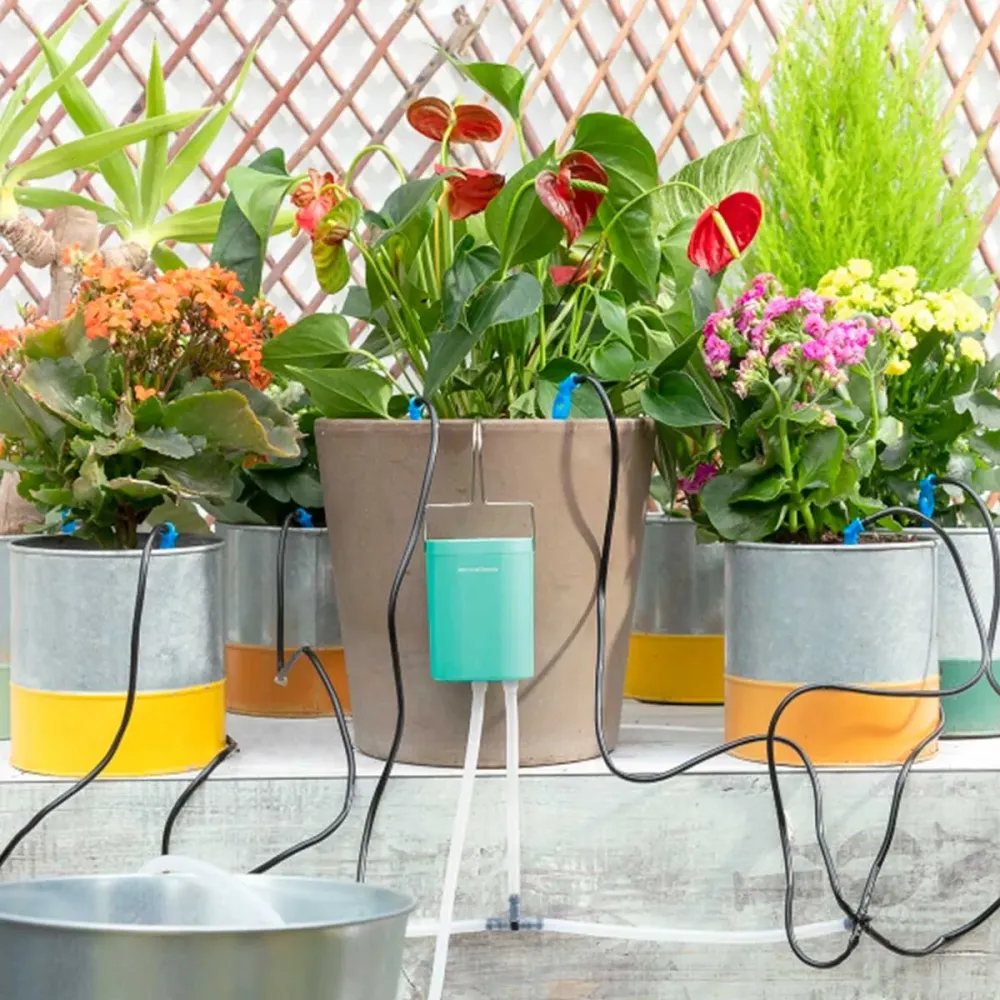Resistente la Intemperie Sistema de riego automático Regott InnovaGoods por goteo 4W azul/verde