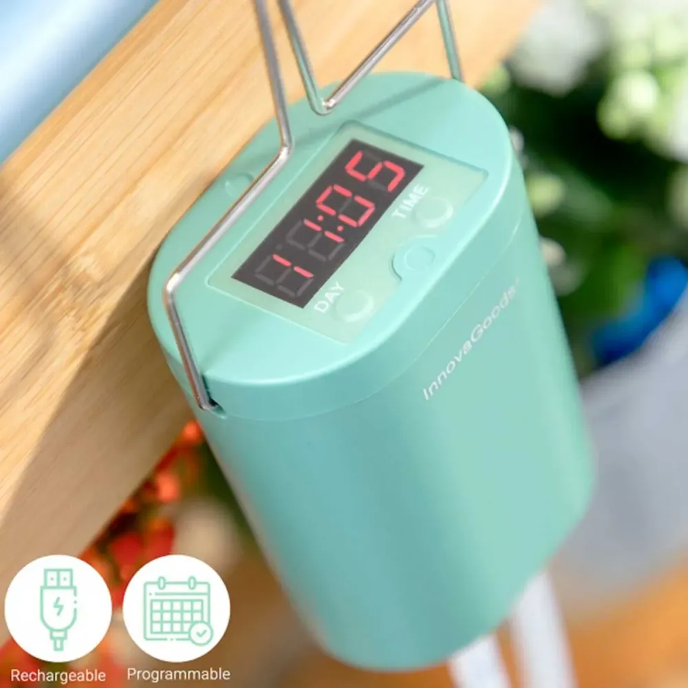 Resistente la Intemperie Sistema de riego automático Regott InnovaGoods por goteo 4W azul/verde
