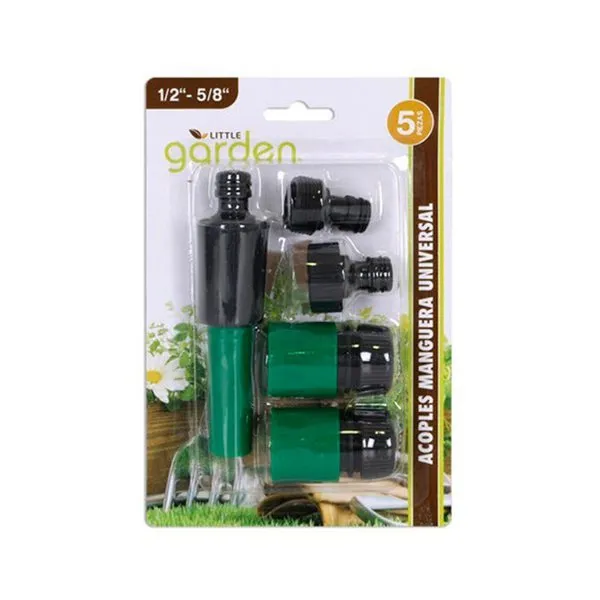Set 5 acoples para manguera Little Garden