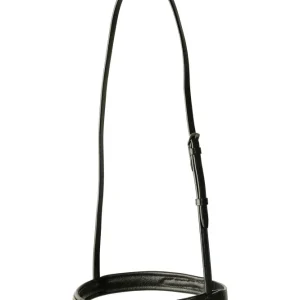 Classic muserola inglesa sencilla con elevación Carbón C