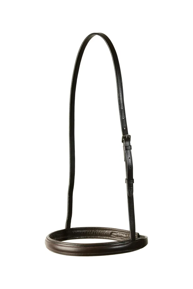 Classic muserola inglesa sencilla con elevación Brown C