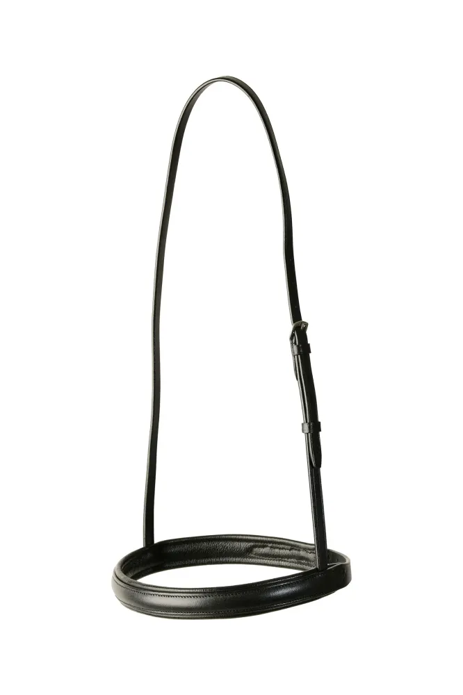 Clásico muserola inglesa sencilla con elevación Black P