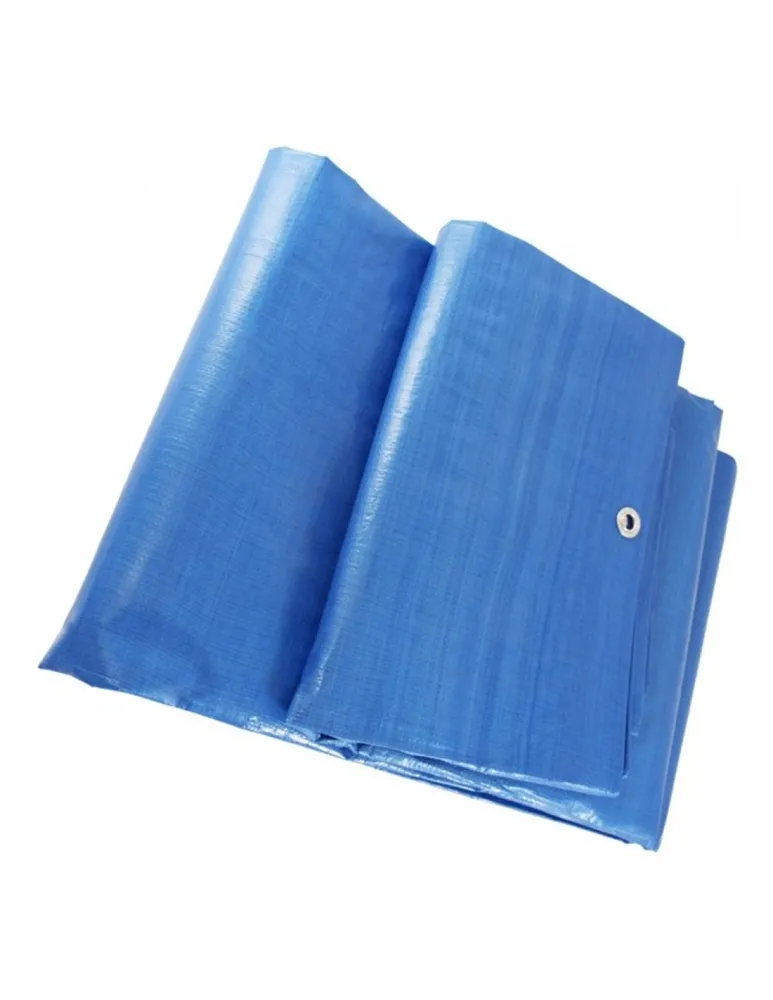 4x6m. | azul | toldo reforzado impermeable | lona poli - jardin202