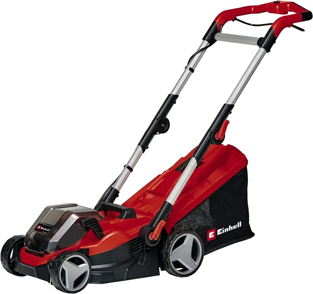 Cortacésped con baterí de litio GE-CM 36/34 Li solo Einhell Tipo Ride-On