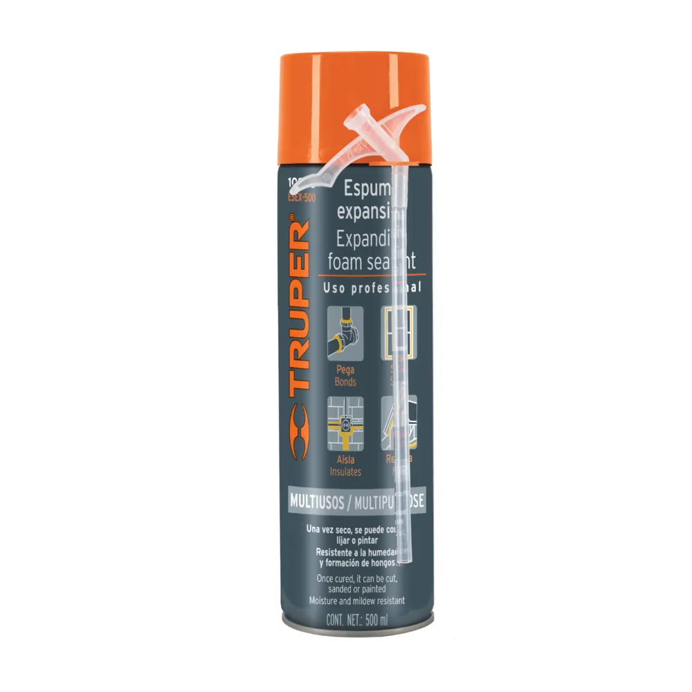 Cortacésped Eléctrico Espuma expansiva de 500 ml, Truper ESEX-500