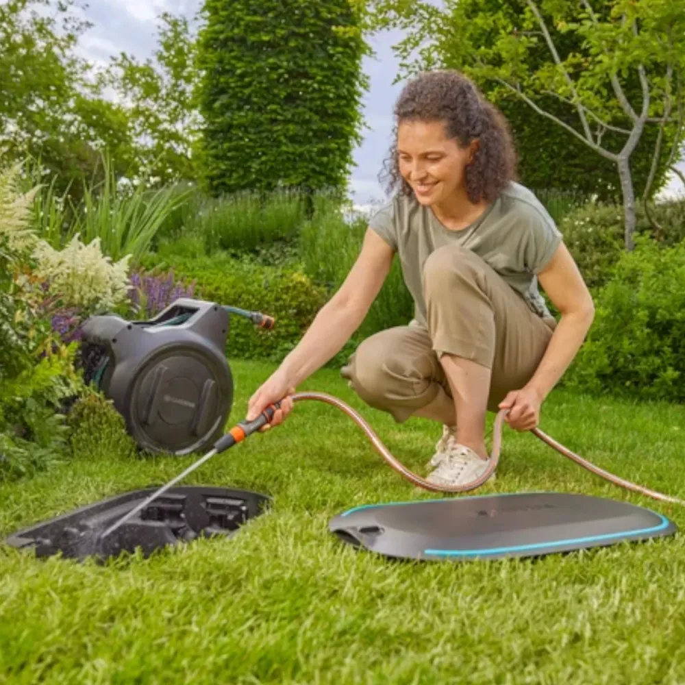 Dévidoir Automatique Enterré RollUp M 20 m GARDENA