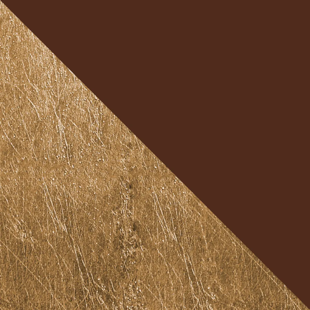 Piuma lámpara pendiente, 1x E27, max 42w, corten hoja dorada, d.90cm con Encendido Eléctrico