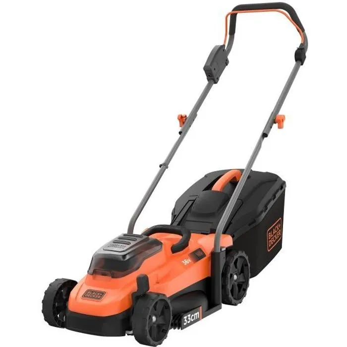 Profesional de Alto Rendimiento Cortacésped eléctrico inalámbrico 36v bcmw3336l1-qw - black+decker - corte