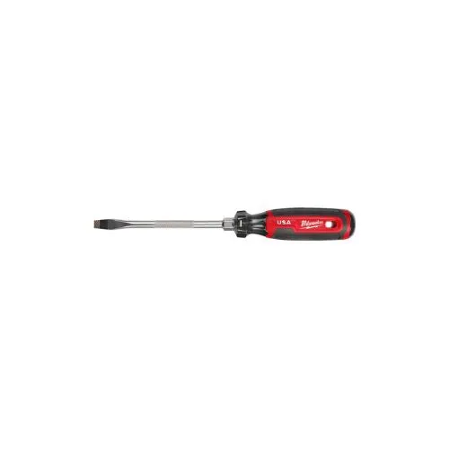 Robot Automático Heavy Duty 5/16 Inch Slotted Screwdriver Cushion Handle Red MT207