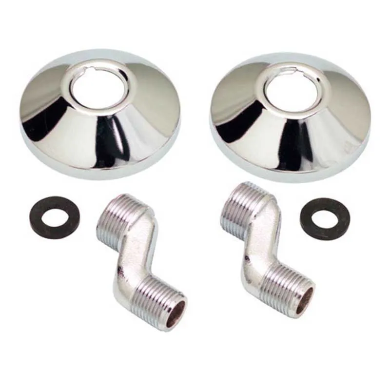 Set de excéntricas Wolfpack con embellecedor inox 2,5 cm 1/2x3/4" con Función Mulching