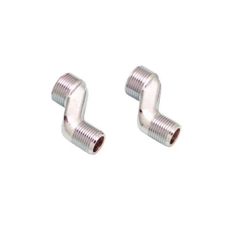 Set de excéntricas Wolfpack con embellecedor inox 2,5 cm 1/2x3/4" con Función Mulching