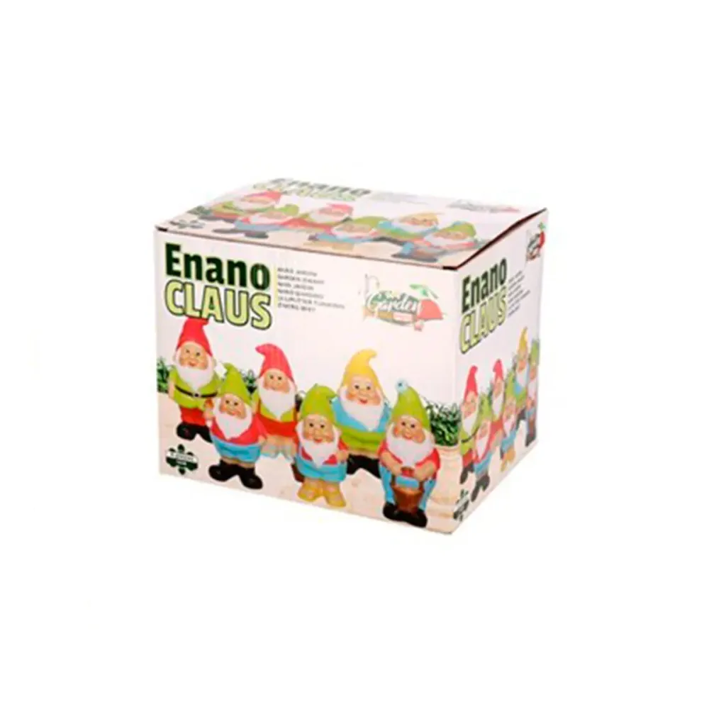 Tractor Cortacésped Conjunto de 6 enanos de jardín Claus 15 cm