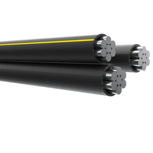 250' 4-4-4 Vassar Triplex En aluminio Conductor Underground Direct Burial 600V URD