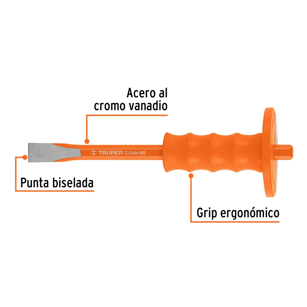 Cortacésped Mulching CINCEL DE CORTE FRMO 3/4 X 10' CON GRIP, TRUPER