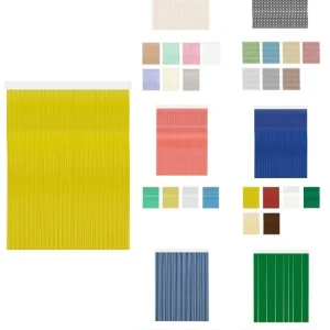 100 x 240 cm | karla - amarilla | cortinas de exterior impermeables – cort para Terraza