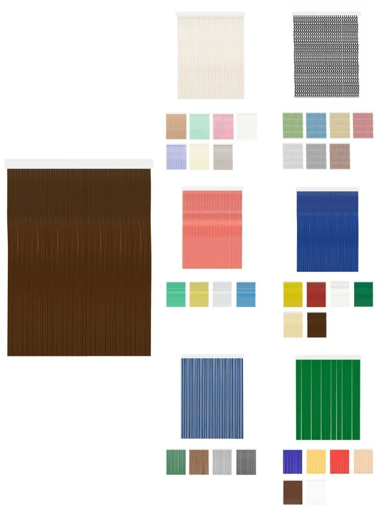 80 x 240 cm | karla - marrón | cortinas de exterior impermeables – cort - Juego de 4 Paneles