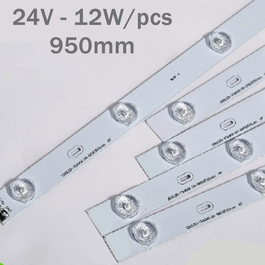 Cortina 10 Barras LED 950mm 12W/pc 24V Luz Blanca para Terraza