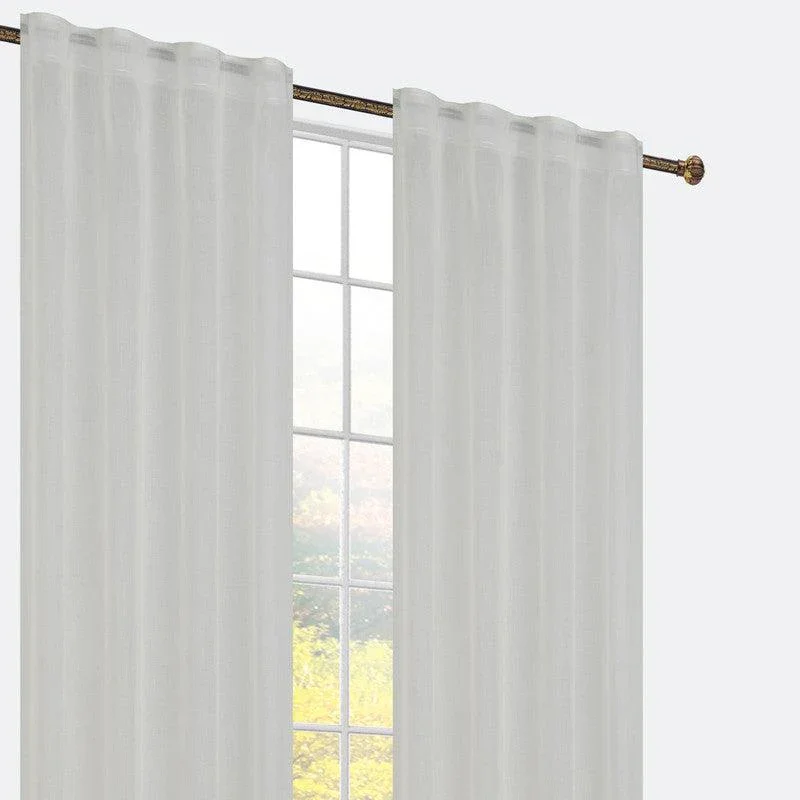 Cortina com presilhas ocultas 140*260cm-Individual para Terraza