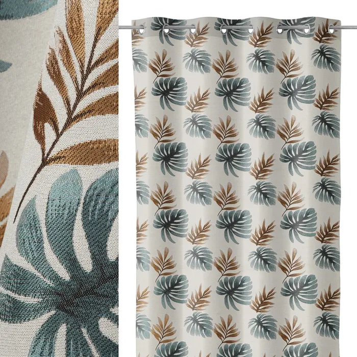Cortina jacquard specific poliester 135 x 260 cm. Lavable con Manguera