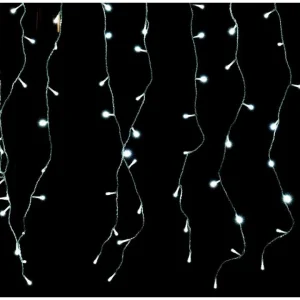 CORTINA LED CON EFECTOS BLANCO 1,4 x 1,6m EXTERIOR con Cuerdas de Ajuste