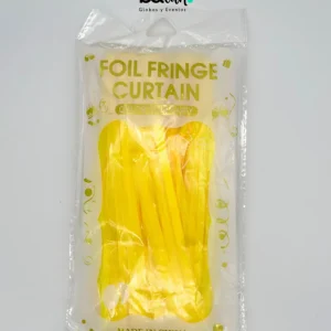 Cortina Neón en Polietileno Trenzado Amarillo