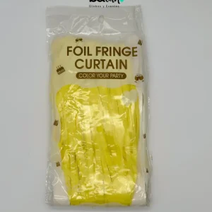 Cortina Pastel Lavable con Manguera Amarillo