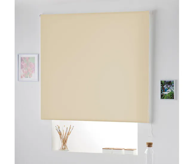 Estor Translúcido Naturals Crema 100 x 175 cm en Polietileno Trenzado