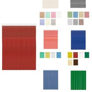 Panel Decorativo 100 x 240 cm | karla - rojo | cortinas de exterior impermeables – cort - j