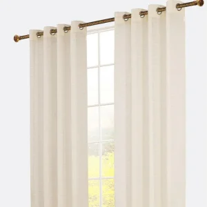 Panel Decorativo Cortina de linho com linhas horizontais 140*260cm-Individual