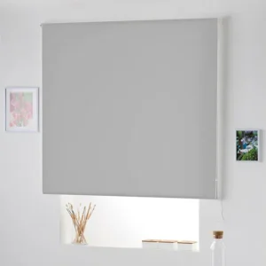 Panel Decorativo Estor Translúcido Naturals Gris 100 x 175 cm