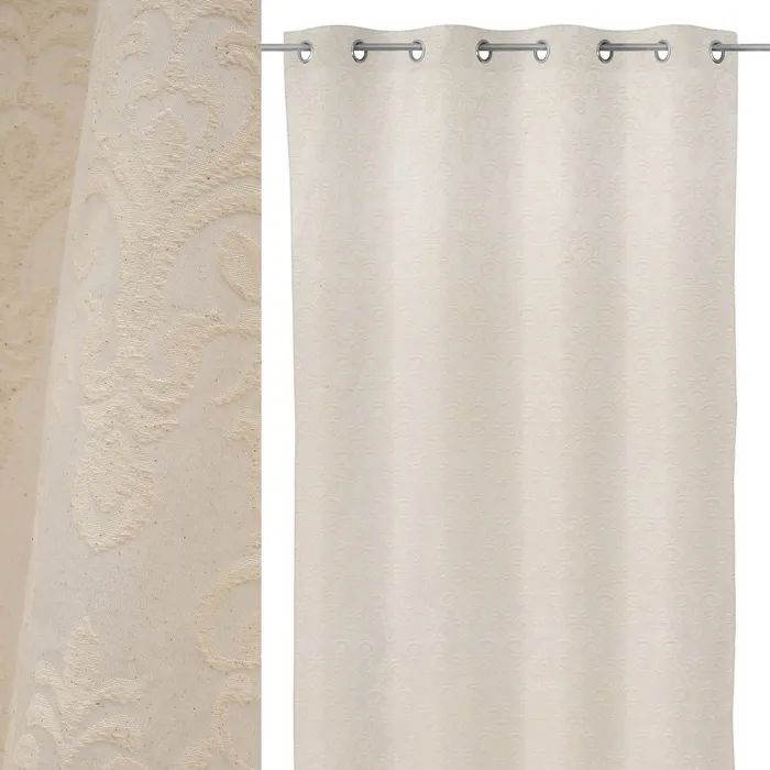 Panel de Lona Cortina jaquard lis iv puro 135 x 260 cm