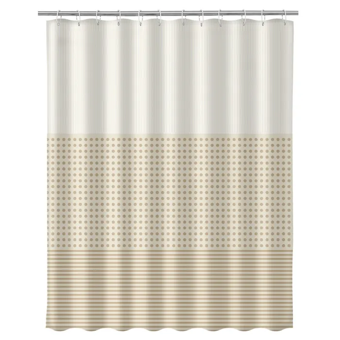 Premium Impermeable Cortina baño spots poliester 180 x 200 cm