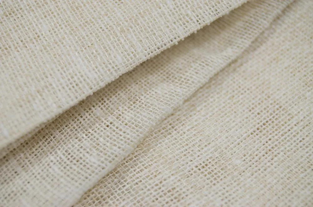 Premium Impermeable Cortina de linho com presilhas ocultas 140*260cm-Individual