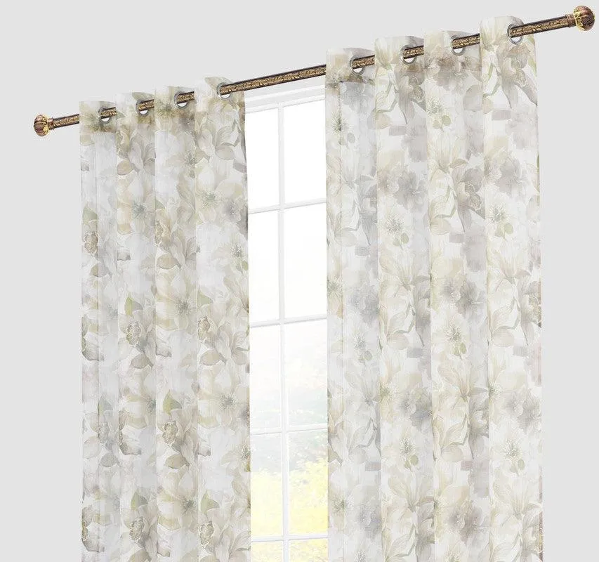 Premium Impermeable Cortina de linho estampada 140*260cm-Individual