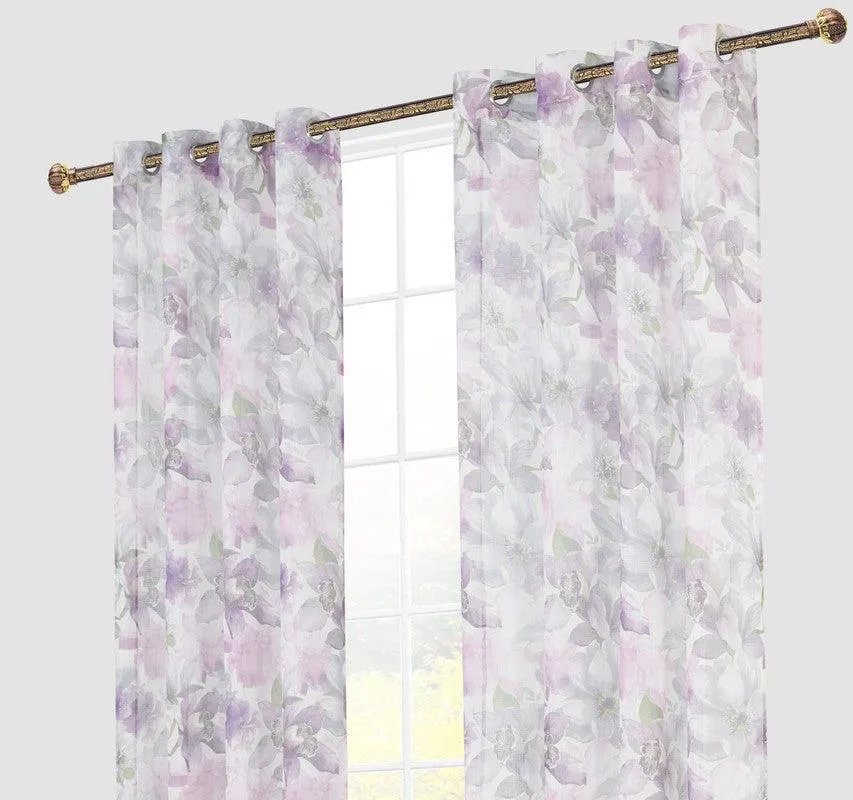 Premium Impermeable Cortina de linho estampada 140*260cm-Individual