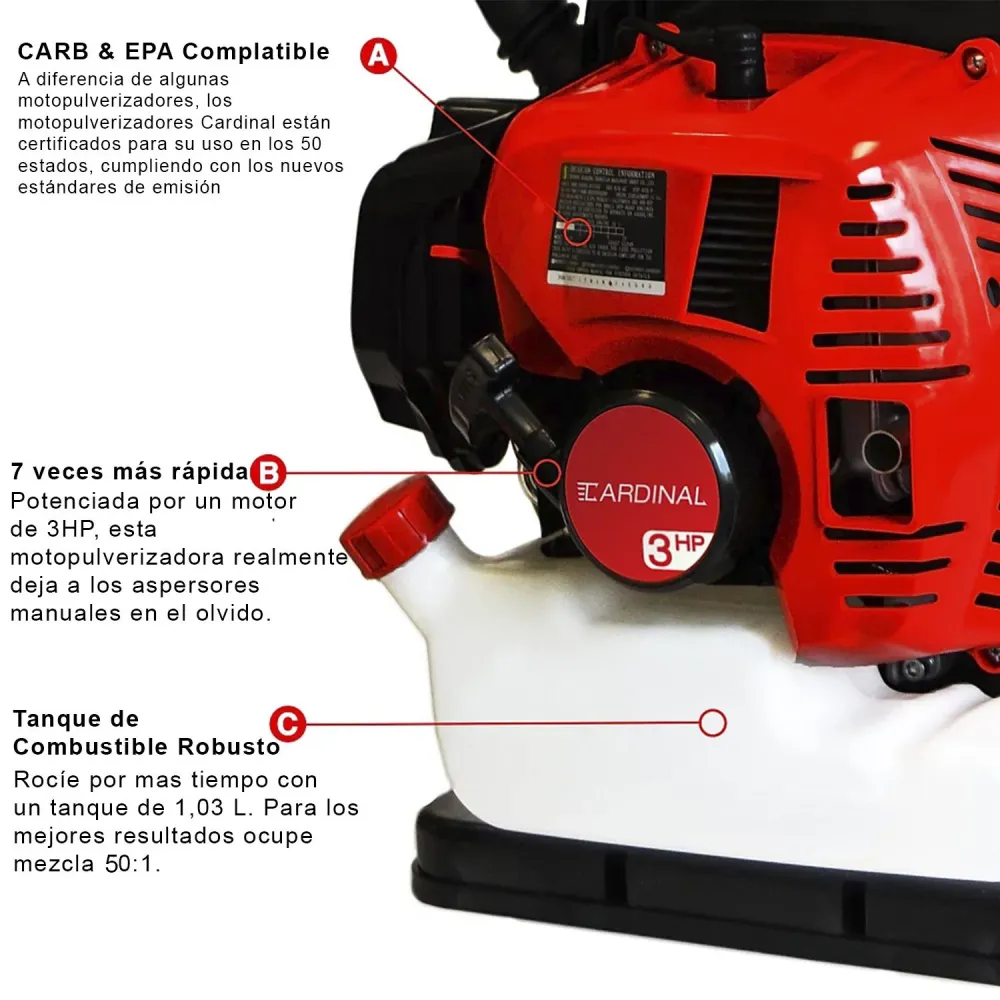 Transplantador de Acero Forjado Motopulverizadora Cardinal CMD65 DISPONIBILIDAD INMEDIATA